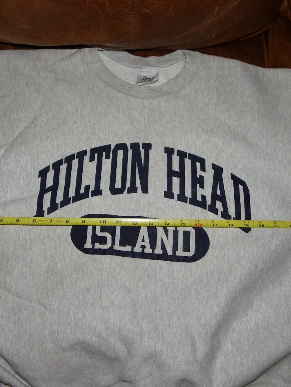 Hilton Head thick gray sweatshirt